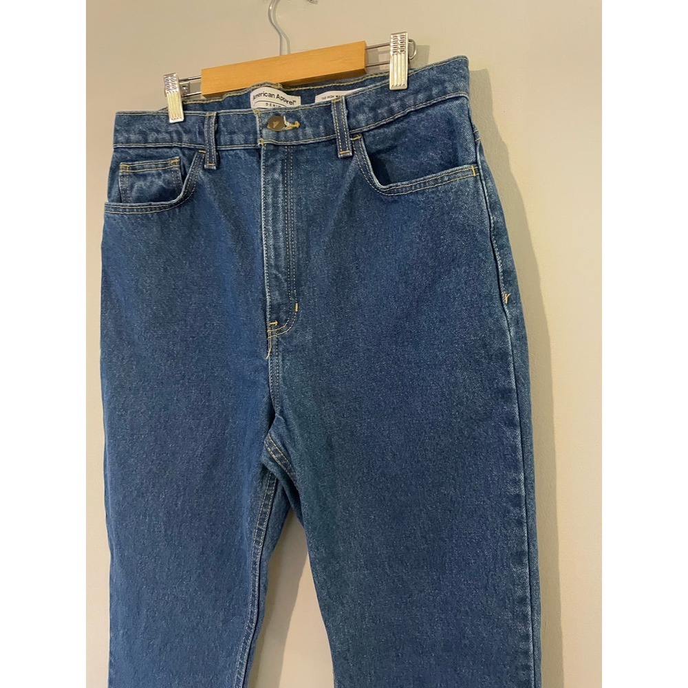 American Apparel Straight Leg High Rise Jeans 31